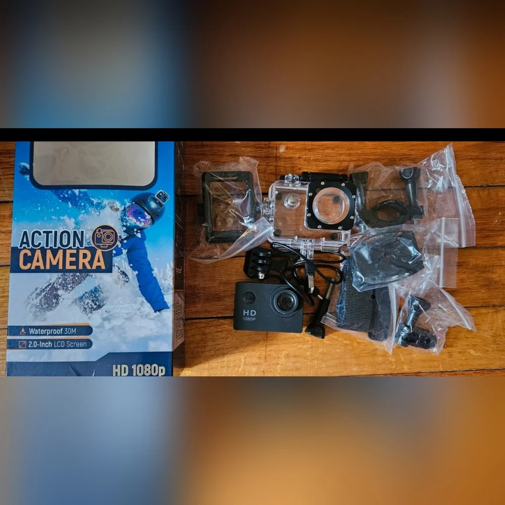 HD 1080p black Waterproof Action new Camera Video
